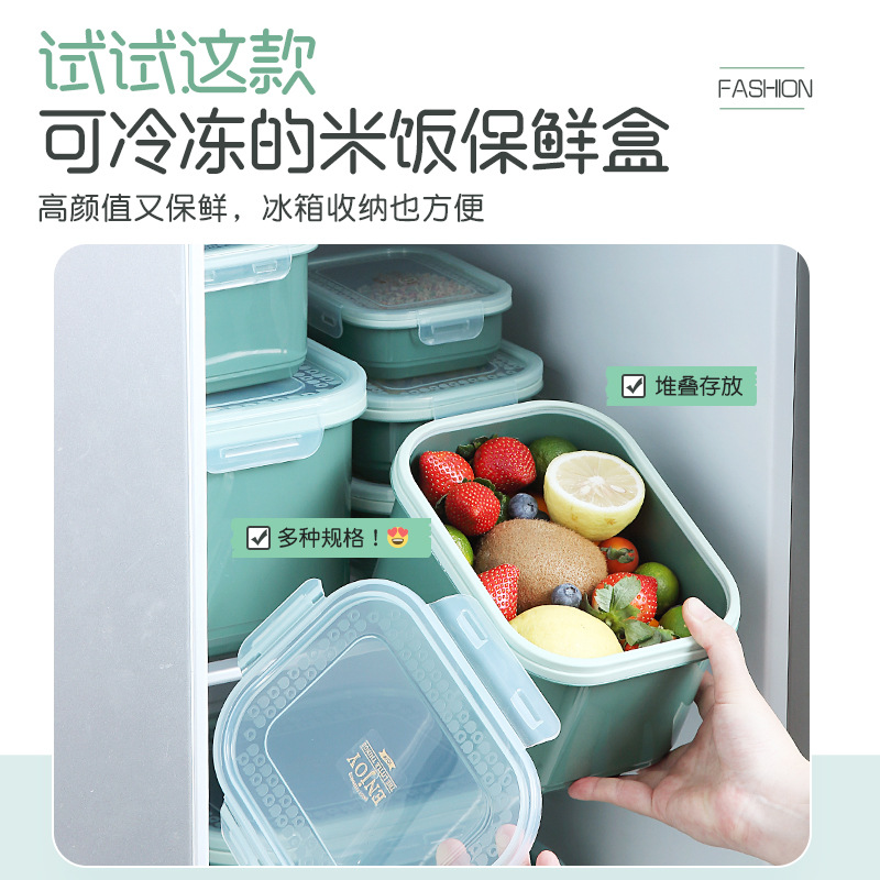5 Pezzi Set di Plastica Contenitori Alimentari Contenitori con