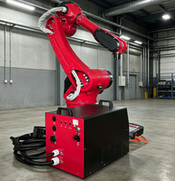 Bras de robot de soudage industriel 6 axes haute vitesse et de précision, équipement de soudage entièrement automatique CNC avec PLC et moteur intégrés