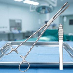 คีมคอลลินสำหรับใส่ฟองน้ำและผ้าก๊อซ สำหรับการผ่าตัดทั่วไป เครื่องมือผ่าตัดแบบใช้มือ ได้รับการรับรองมาตรฐาน CE ระดับ I - Product Image 2