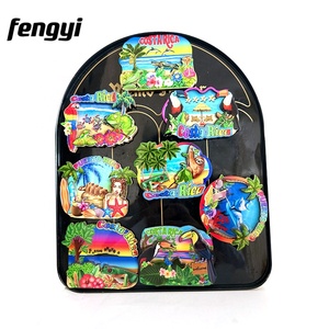 Personalizado Summer Vibes surf flamenco playa <span class=keywords><strong>nevera</strong></span> imán resina imanes <span class=keywords><strong>nevera</strong></span> recuerdo imanes - Product Image 6