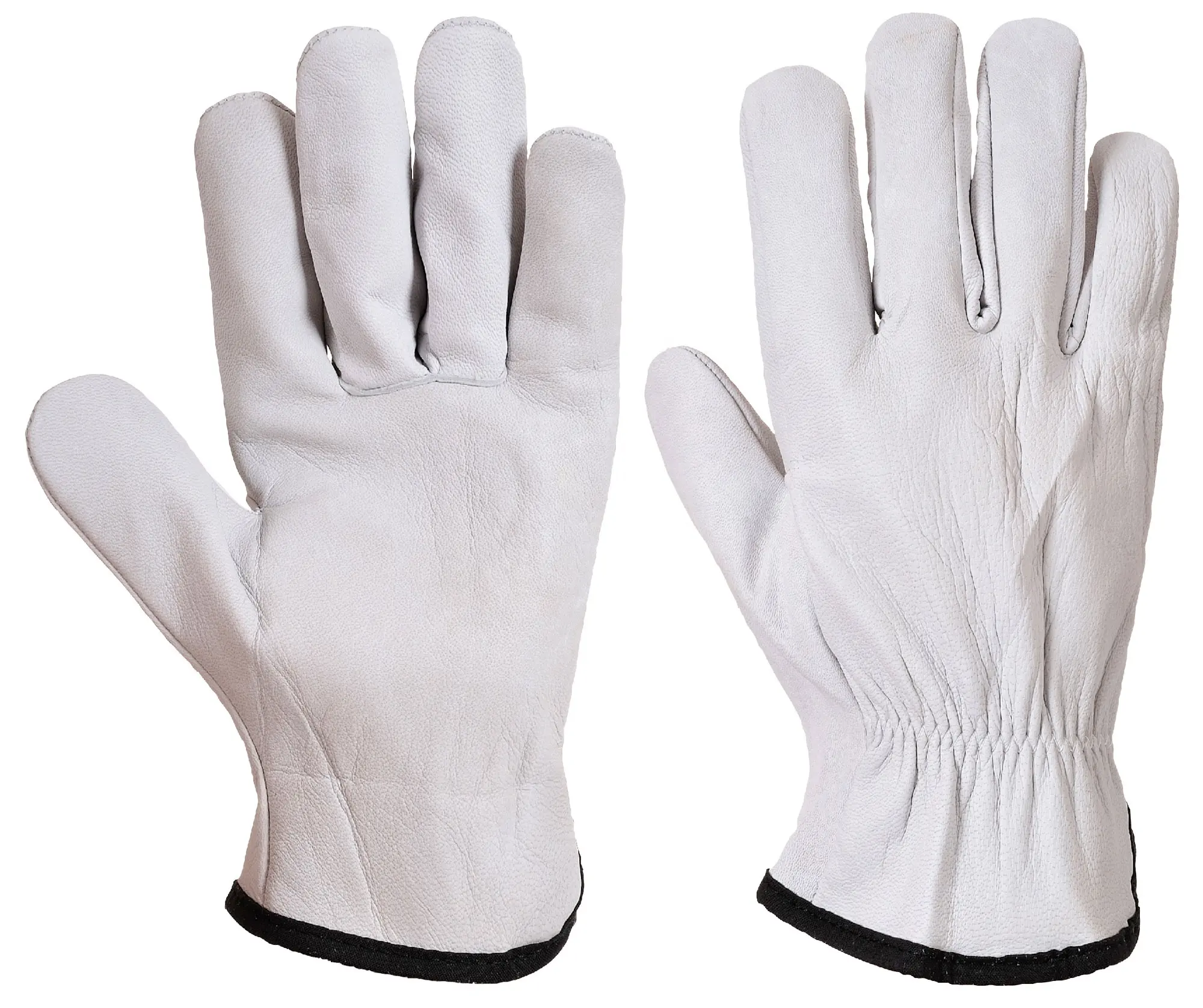 Swelder 2022 fabrika ucuz 10 inç beyaz renk koyun deri iş eldivenleri çizgisiz yumuşak ve rahat