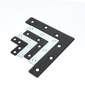 Kinnet L-Shape Metal Bracket Support 90 Degree Right Angle Connector Cold Rolled Steel Furniture Hardware Reinforcement Plate - Product Image 1