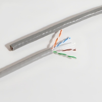Cable de Red Cat5e Marca HS, Origen Fujian, Suministrado Directamente por el Fabricante, BK-36, 8 Conductores, 0.5mm 0.57mm, Cobre Libre de Oxígeno