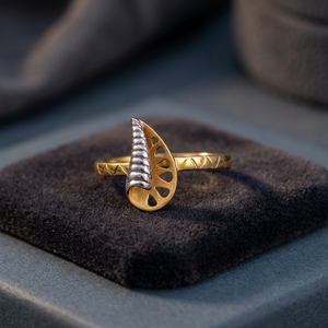 Minimalist 22K Solid Gold <b>Ring</b> for Women Trendy <b>Plain</b> Design Weddings Engagements Gifts Parties Anniversaries Religious Style - Product Image 4
