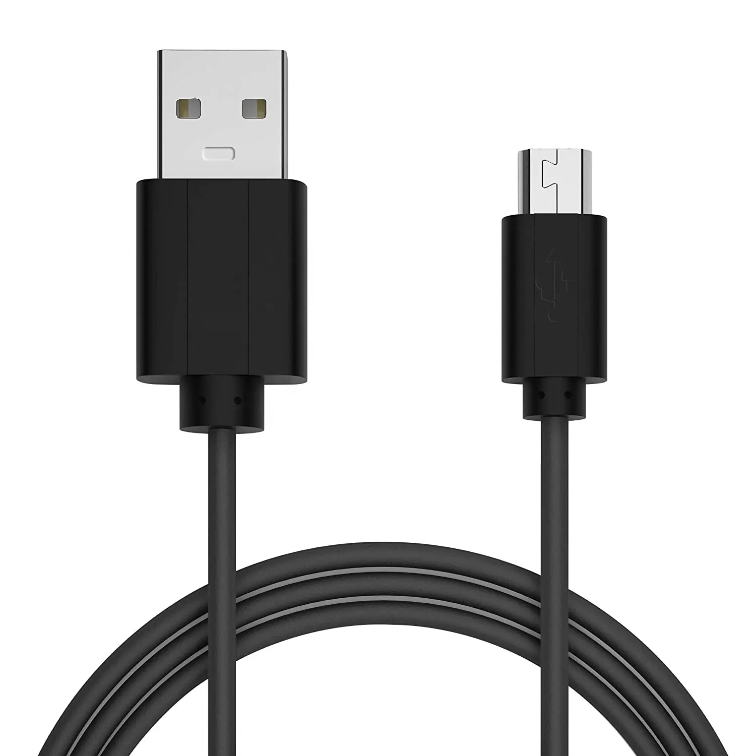 Micro to USB 2.0 Round Cable with High Speed Charging, Quick Data Sync, PVC Connector for All USB Powered Devices, Tablet