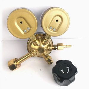 HARRIS oxygen meter, acetylene meter, pressure reducing meter, <b>welding</b> and cutting <b>kit</b>, carbon dioxide meter, CO2 pressure - Product Image 2