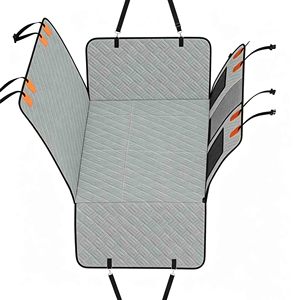Best Dog Car Seat Cover Hammock Pet Auto Seating <b>Pad</b> for Backseat Hard Bottom Waterproof Dog Car Seat Cover Pet Truck Extender - Product Image 2