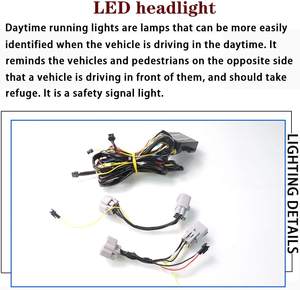Feux diurnes à LED super lumineux adaptés pour <span class=keywords><strong>Toyota</strong></span> <span class=keywords><strong>CHR</strong></span> 2017 2018 2019 <span class=keywords><strong>2020</strong></span> clignotant antibrouillard modifié <span class=keywords><strong>accessoire</strong></span> Type d'avion - Product Image 6