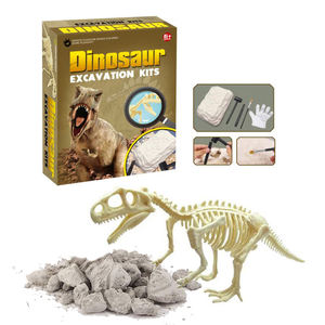 Cool 3d Dinosaurus Model Assemblageset Educatieve Opgraving <span class=keywords><strong>Dino</strong></span>-Dig Set Met Skelet Graafgereedschap Voor Kinderen - Product Image 1