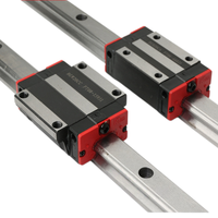 Kit de rails de guidage linéaire haute précision HGR15 avec curseurs carrés HGH15CA |   Roulement en acier chromé pour machines CNC et équipements d'automatisation