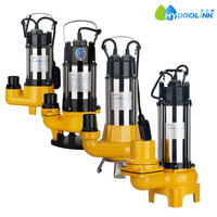 Pompe à eaux usées submersible en fonte d'acier inoxydable monophasée 220V 50Hz avec interrupteur à flotteur type SVQ