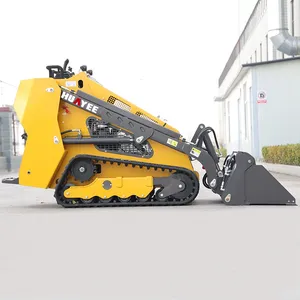 Agriculture Construction Diesel Skid Steer Wheel Loader CE EPA Mini Loader With Attachments Recruit Agent Skid Steer Loader