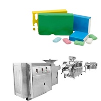 Volledig automatische fruitkauwgomproductielijn, individueel verpakte zachte kauwgommachine, SUS304 voedselverwerkingsapparatuur
