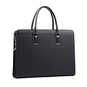 Sac à main Swarden SE9852 en cuir véritable pour homme, antivol, avec <span class=keywords><strong>serrure</strong></span> à combinaison, style professionnel, en cuir de <span class=keywords><strong>vachette</strong></span>, grande capacité, couche supérieure - Product Image 1