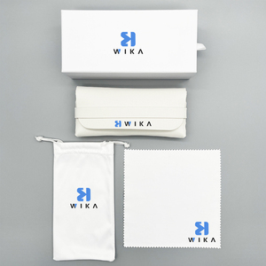 PU Da kính trường hợp biểu tượng tùy chỉnh kính gói đặt kính mát tổ chức giấy Bao bì hộp với biểu tượng tùy chỉnh cho kính - Product Image 4