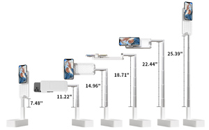 Nuevo Soporte de Teléfono Móvil con Trípode Superior Giratorio de 360 Grados y Luz de Relleno Reversible de Aleación de Aluminio <span class=keywords><strong>para</strong></span> Grabación de Video - Product Image 3