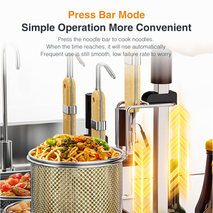 Machine de cuisson commerciale à induction pour pâtes, nouilles, spaghetti et ramen, avec fonction de levage automatique, pour restaurant - Product Image 6