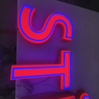 Enseignes LED extérieures étanches à lettres lumineuses pour l'image de marque des magasins