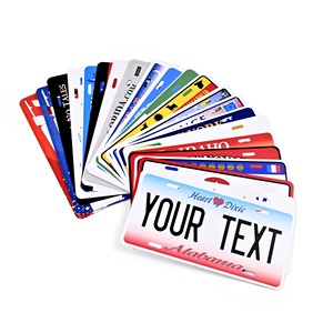 Placa de Matrícula de Aluminio para Sublimación al por Mayor, Placa de Matrícula en Blanco para Automóvil, Motocicleta, Placa de Matrícula Personalizada - Product Image 1