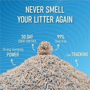 Litière pour chat en tofu naturel, agglomérante, anti-odeurs, jetable dans les toilettes, sans poussière, biodégradable - Product Image 3