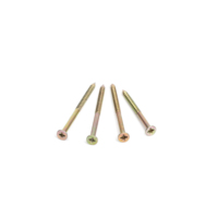 Acier inoxydable 304/316 Tête de clairon plate 100mm Bois Pont Terrasse Construction Vis Boîte en bois Emballage 3mm Dent Diamètre Nickel