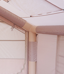 Tente de camping gonflable portable Oxford 7.5 imperméable, facile à monter, double porte, fenêtre de toit, 4 saisons, pour événements extérieurs - Vente en gros - Product Image 2