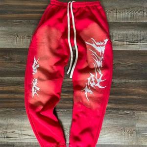High Quality <strong>Men's</strong> Sport Jogger <strong>Pants</strong> Custom Casual Cotton With Terry Vintage Acid Wash Sun Faded Look Mid Waist
