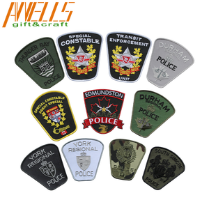 Pour Thunder Bay Darham York régional sud Simcoe gendarme écologique couleur personnalisée sergé tissu brodé Patch Badge - Product Image 1