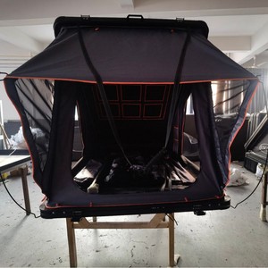 Carpa de Techo para Auto, Tipo A, de Aleación de Aluminio, Carcasa Rígida, Plegable, para las Cuatro Estaciones, de Una Habitación, Tela Oxford, Resistente al Viento, Impermeable y a los Rayos UV - Product Image 3