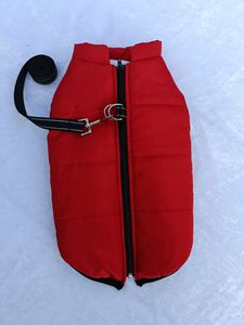 Su geçirmez ceket küçük büyük köpekler yumuşak yansıtıcı kış sıcak polar pet ceketler harnass - Product Image 5