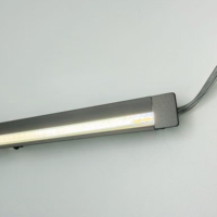 Lampe de placard rectangulaire ultra-mince avec diffuseur acrylique, CRI 90 élevé, 8W fixe, éclairage LED encastré pour vitrine, dimmable