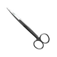 Ciseaux chirurgicaux vétérinaires professionnels en acier inoxydable de 160 mm pour clinique vétérinaire, chien, chat, outil médical, ciseaux droits et tranchants
