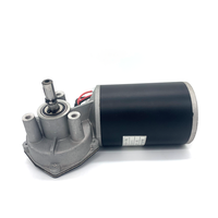 Moteur à engrenages à vis sans fin à réduction 60:1 pour ouvre-porte automatique, compatible maison intelligente, DC24V 180W, cadre 63mm, faible bruit, installation facile