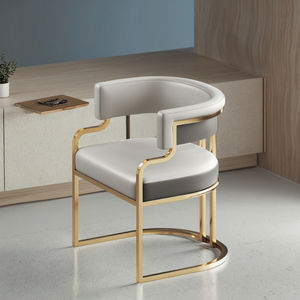 Современный роскошный кожаный сетчатый офисный стул с вращающимся сиденьем для дома и отеля - Product Image 2