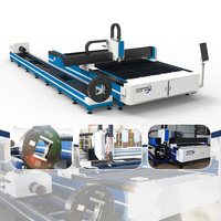 Machine de découpe laser à fibre intégrée pour plaques et tubes 1500W-20000W Mandrin 240-350mm CNC 3015 4015 6020 6025