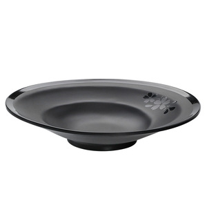 Plato de sopa de melamina imitación porcelana, plato de cangrejo negro, plato grande de plástico creativo para restaurantes y hoteles. - Product Image 1