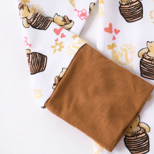 All'ingrosso ricamo su misura primavera puro bambù nuovo nato per bambini e bambine tuta abbigliamento - Product Image 2