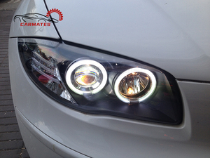 CARMATES Vente Chaude Phare Assemblage LED DRL Feux Avant Clignotant CCFL Phare Pour <span class=keywords><strong>BMW</strong></span> Série 1 <span class=keywords><strong>E87</strong></span> 2004 <span class=keywords><strong>2005</strong></span> - 2011 - Product Image 2