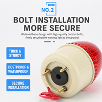 LED-Rundumleuchte mit Rotationswarnfunktion und Summer, ABS, CE-Zertifiziert, IP45 für Industrielle Sicherheit