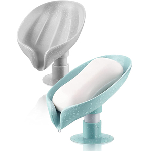 Cute drain soap box Bathroom shower soap holder Sponge storage tray Tray Bathroom supplies Bathroom gadgets