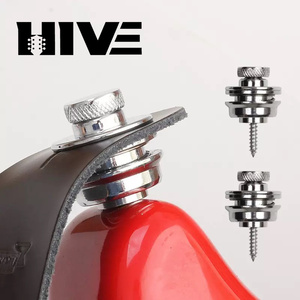 HIVE2pcs/set באיכות גבוהה תפעול קל למכירה חמה חלקי נעילת רצועת גיטרה משלוח מהיר נגד נפילה לחצני נעילת רצועת גיטרה - Product Image 5