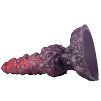 Dildo anal réaliste en silicone souple de 9 pouces, motif monstre chien démoniaque, pour point G, 100% étanche