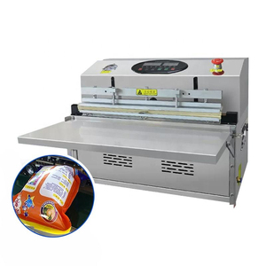 Factory Price Automatic <b>Pumping</b> Bean Meat <b>Fish</b> Fruit Snack Rice Inflation Nitrogen Gas Sealer External Vacuum Packaging Machine - Product Image 1