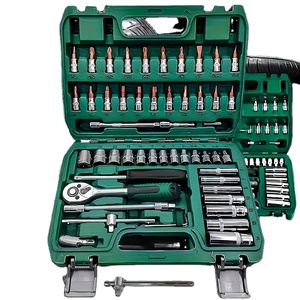 Ensemble de matériel de boîte à outils de réparation automobile 53 pièces combinaison complète comprenant une clé à douille pour la fourniture de quincaillerie en gros - Product Image 6