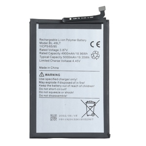 แบตเตอรี่โทรศัพท์มือถือ OEM 5000mAh รุ่น BL-49LT สำหรับ Tecno Camon 19 แบตเตอรี่ลิเธียมแบบชาร์จได้ - Product Image 3