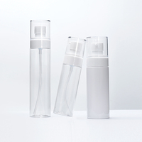 Flacon cosmétique en plastique vide en gros 30ml 50ml 80ml 100ml 120ml 150ml Flacon en plastique PET avec bouchon pulvérisateur et bouchon pour lotion