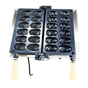 12格刺猬形华夫饼机不粘日式煎饼双锅面包甜品机商用 - Product Image 3