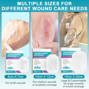 เอไลเม่ แผ่นปิดแผลแบบใส ขนาด 5.9x7.87 นิ้ว ป้องกันการแพ้ กันน้ำ ระบายอากาศได้ดี สำหรับดูแลบาดแผล - Product Image 6