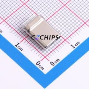 HX TYPE C-M 24P-RST USB Connector SMD Connector ( Connector Type: Type-C )( Gender: Male )( Mounting Type: Clamp Plate ) - Product Image 1