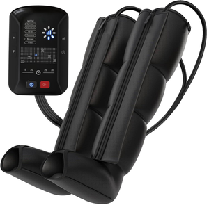 Bottes de <span class=keywords><strong>massage</strong></span> à compression d'air COSMO à 8 chambres, masseur pneumatique pour les <span class=keywords><strong>jambes</strong></span> avec contrôle intelligent pour les athlètes, la course à pied, la salle de sport, la récupération musculaire - Product Image 1